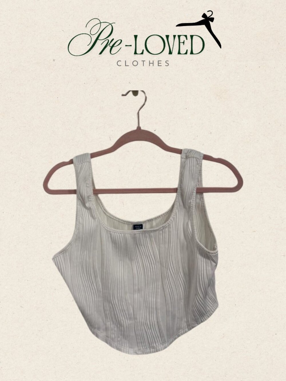 Sage Ribbed Tank Top - Picture 1 of 1